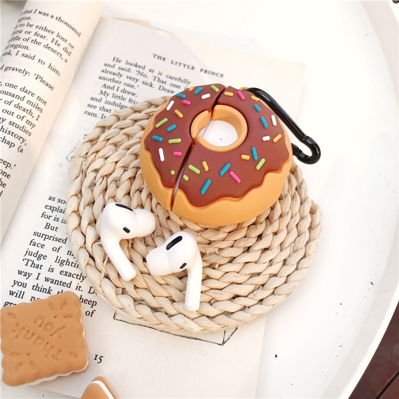 Sweet Donuts AirPods Case – Cute Silicone Cover for 1/2/Pro