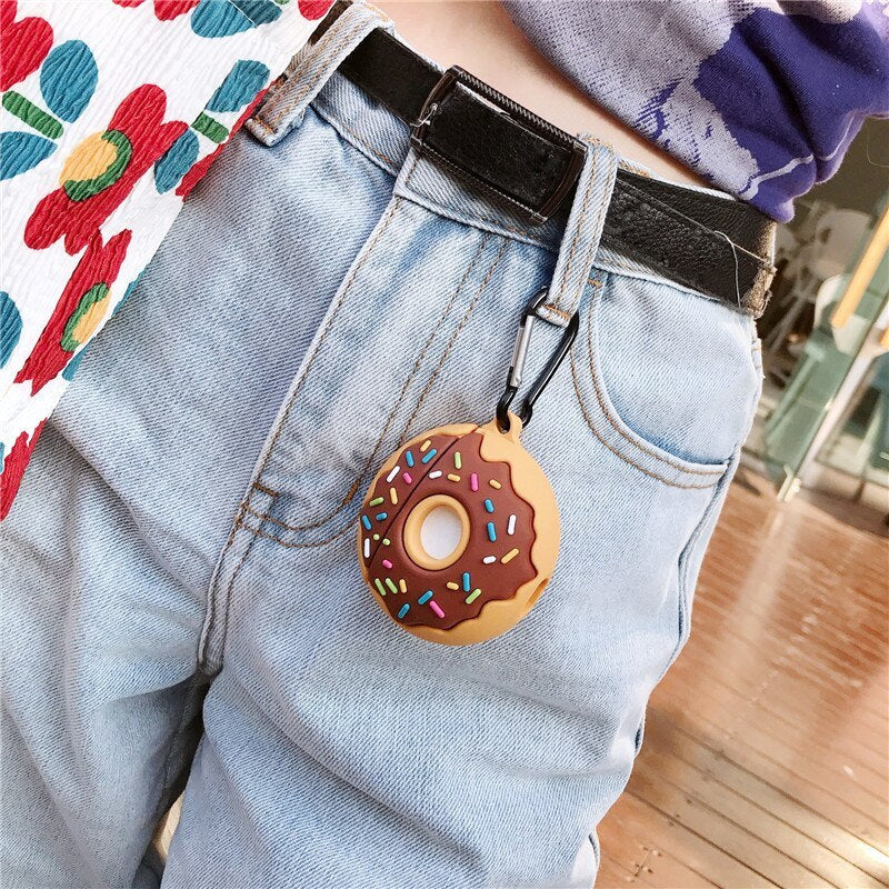 Sweet Donuts AirPods Case – Cute Silicone Cover for 1/2/Pro