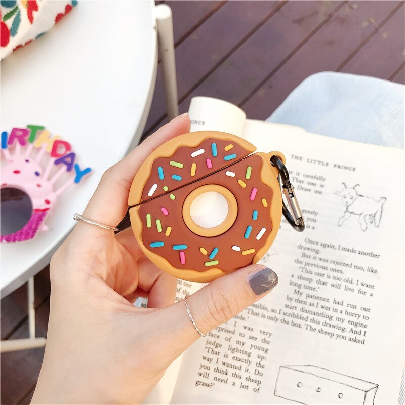 Sweet Donuts AirPods Case – Cute Silicone Cover for 1/2/Pro