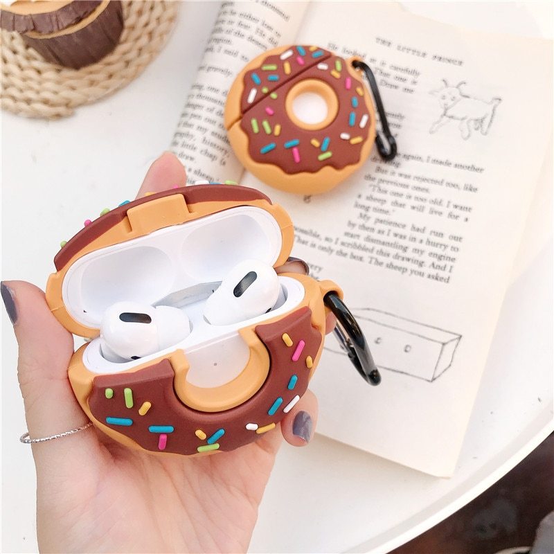 Sweet Donuts AirPods Case – Cute Silicone Cover for 1/2/Pro