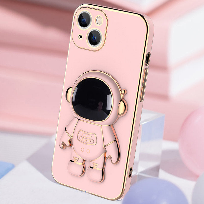 Cosmic Explorer 3D Astronaut Phone Case – Anti-Drop & Built-In Stand