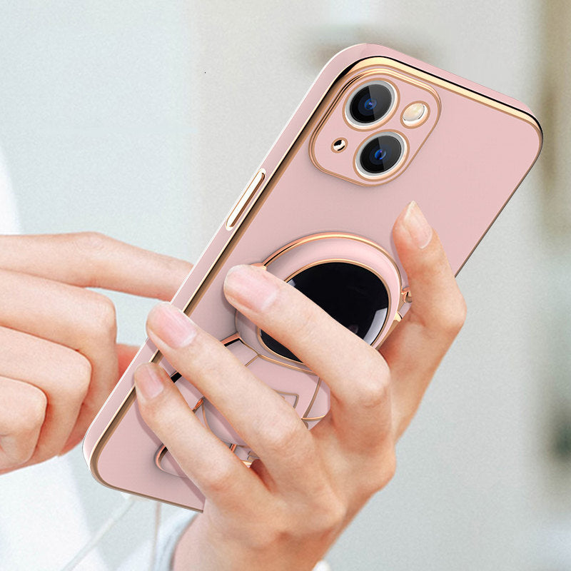 Cosmic Explorer 3D Astronaut Phone Case – Anti-Drop & Built-In Stand