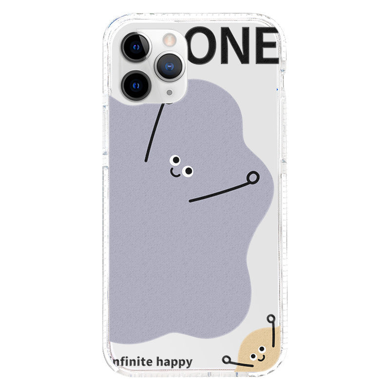 Painted Glass iPhone Case – Stylish All-Inclusive TPU Cover