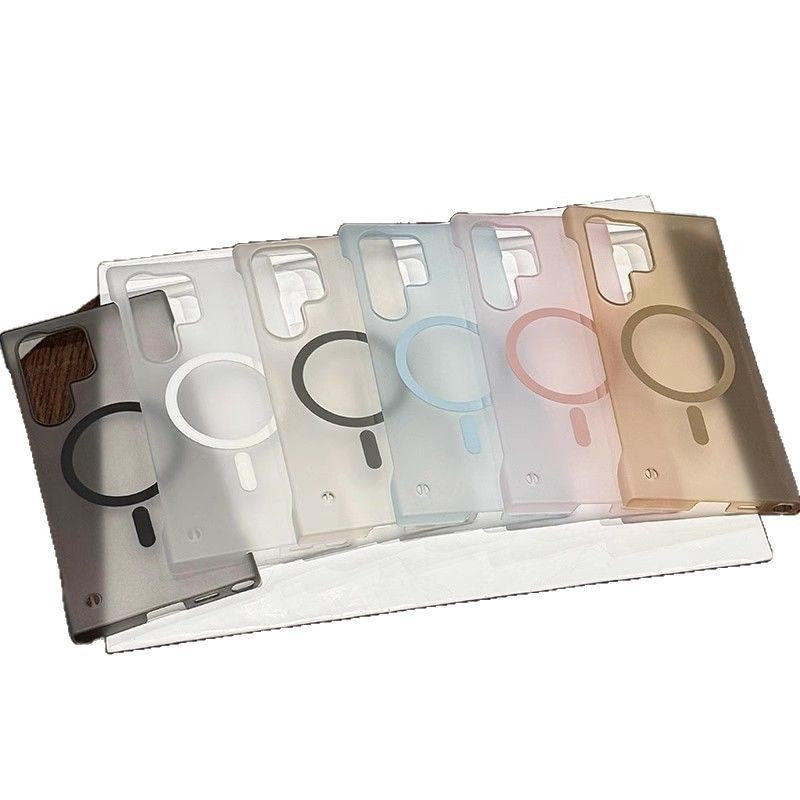 Frameless Ice Mist Magnetic Samsung Case – Ultra-Thin Frosted PC Cover