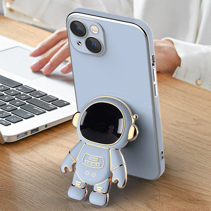 Cosmic Explorer 3D Astronaut Phone Case – Anti-Drop & Built-In Stand