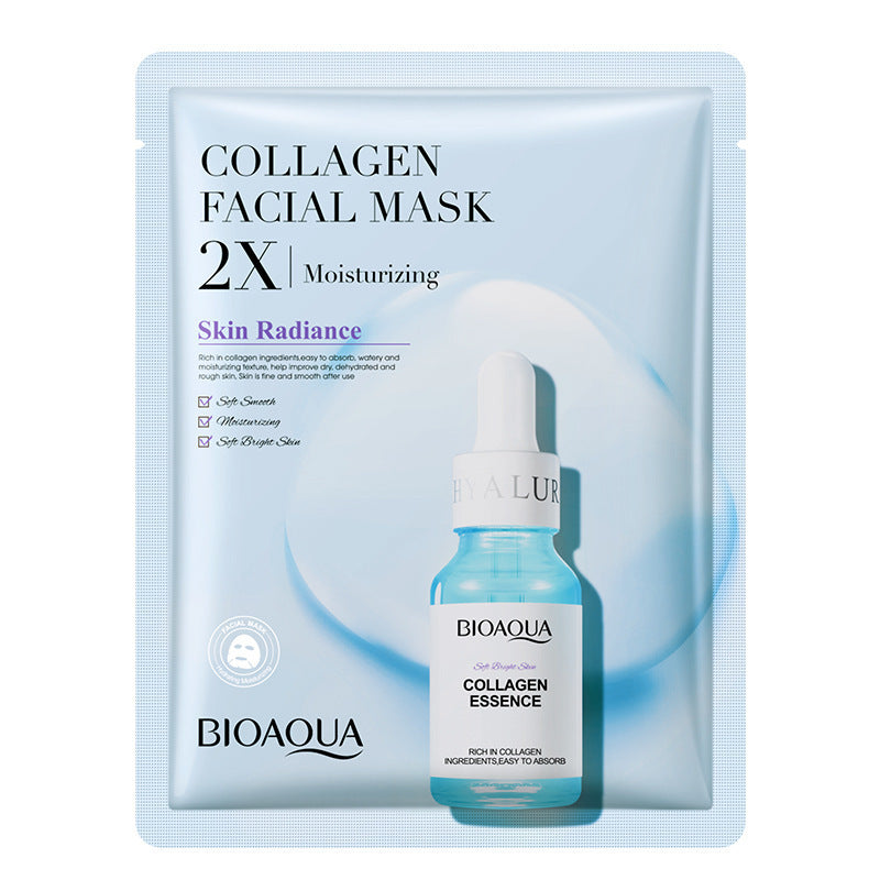 Collagen, Hyaluronic Acid, Centella & Vitamin C Face Mask Set – Moisturizing & Firming Sheet Masks